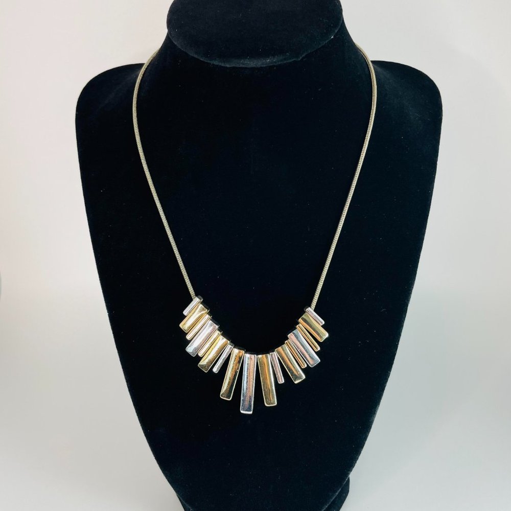 Two Tone Fashion Necklace